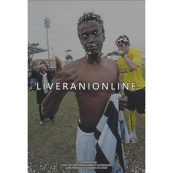 Viareggio Cup World Football Tournament 61°Coppa Carnevale Finale Viareggio - 23.02.2009 Juventus-Sampdoria Nella Foto: L\'ESULTANZA DI DAUD CHE FESTEGGIA LA VITTORIA A FINE GARA /Ph.Vitez-Ag. Aldo Liverani