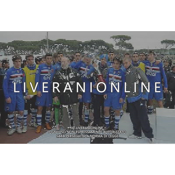 Viareggio Cup World Football Tournament 61°Coppa Carnevale Finale Viareggio - 23.02.2009 Juventus-Sampdoria Nella Foto: I GIOCATORI DELLA SAMPDORIA SECONDA CLASSIFICATA /Ph.Vitez-Ag. Aldo Liverani