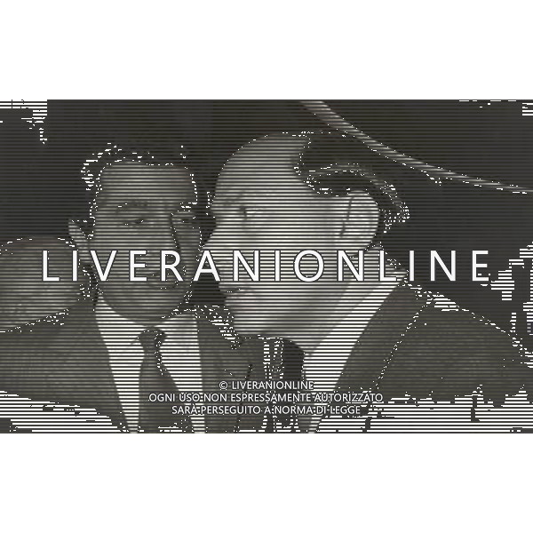 ARCHIVIO SILVIO BERLUSCONI STATISTA-POLITICO NELLA FOTO: SILVIO BERLUSCONI EDE BENEDETTI CARLO PH.ARCHIVO AGENZIA ALDO LIVERANI SAS