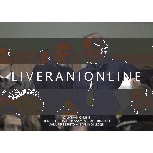 Inter - Manchester United 24/02/2009 Ottavi di Champions League 2008/2009 Nella foto Roberto Donadoni in tribuna Foto Luzzani/Ag. Aldo Liverani