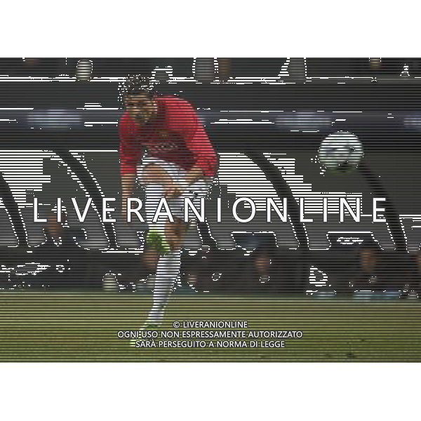 Inter - Manchester United 24/02/2009 Ottavi di Champions League 2008/2009 Nella foto una delle occasioni di Cristiano Ronaldo su punizione Foto ghidoni/Ag. Aldo Liverani