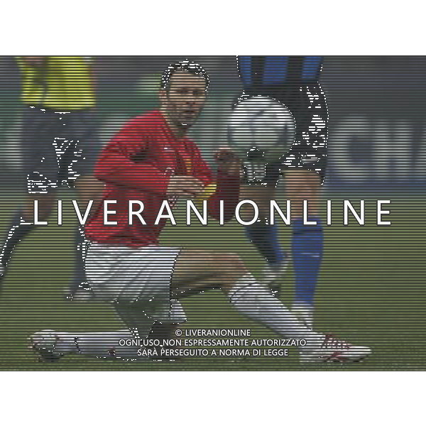 Milano 24-02-2009 Champions League 2008/09 Inter-Manchester United 0:0 nella foto ryan giggs ph marco luzzani/ag aldo liverani s.a.s.