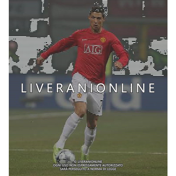 Milano 24/02/2009 Calcio Champions League 2008-2009 Inter-Manchester United Nella foto Cristiano Ronaldo Foto Luca Ghidoni/ag ALDO LIVERANI SAS
