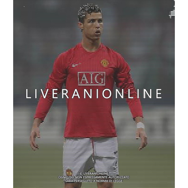 Milano 24/02/2009 Calcio Champions League 2008-2009 Inter-Manchester United Nella foto Cristiano Ronaldo Foto Luca Ghidoni/ag ALDO LIVERANI SAS