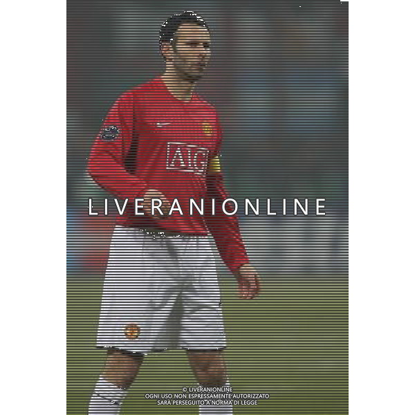 Milano 24/02/2009 Calcio Champions League 2008-2009 Inter-Manchester United Nella foto Ryan Giggs Foto Luca Ghidoni/ag ALDO LIVERANI SAS