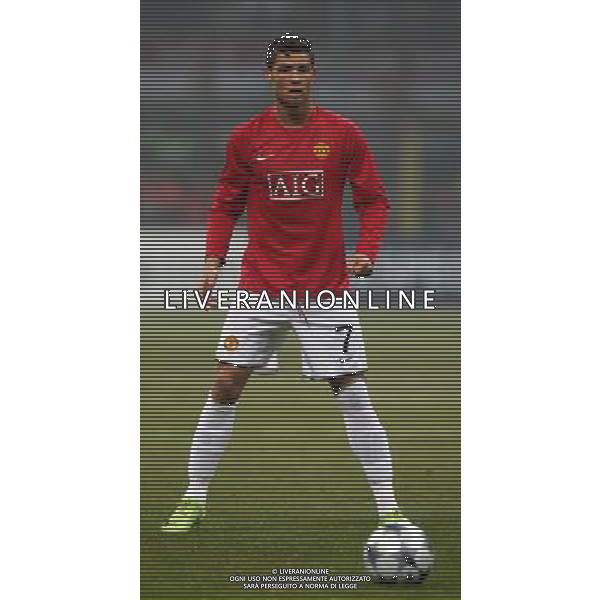 Milano 24/02/2009 Calcio Champions League 2008-2009 Inter-Manchester United Nella foto Cristiano Ronaldo Foto Luca Ghidoni/ag ALDO LIVERANI SAS