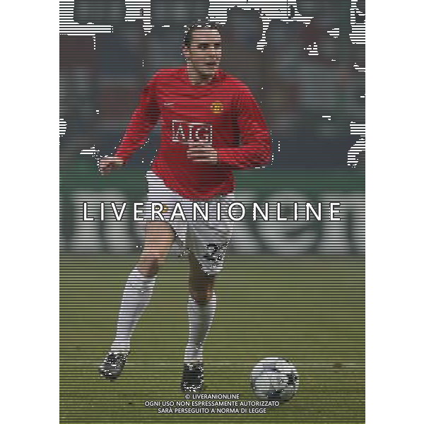 Milano 24/02/2009 Calcio Champions League 2008-2009 Inter-Manchester United Nella foto John O\'Shea Foto Luca Ghidoni/ag ALDO LIVERANI SAS