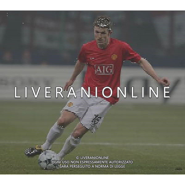 Milano 24/02/2009 Calcio Champions League 2008-2009 Inter-Manchester United Nella foto Michael Carrick Foto Luca Ghidoni/ag ALDO LIVERANI SAS