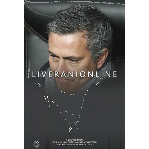 Milano 24/02/2009 Calcio Champions League 2008-2009 Inter-Manchester United Nella foto Jos Mourinho, allenatore dell\'inter Foto Luca Ghidoni/ag ALDO LIVERANI SAS