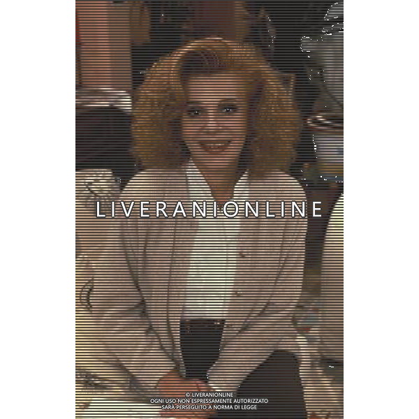 TRASMISSIONE TELEVISIVA\' 3 MIMOSE\' NELLA FOTO OMBRETTA COLLI AG ALDO LIVERANI