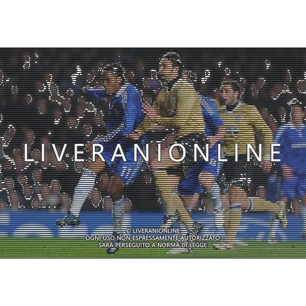 Champions League 2008/2009 Ottavi di Finale - Andata Londra - 25.02.2009 Chelsea-Juventus Nella Foto: IL GOL DI DIDIER DROGBA DEL 1-0 /Ph.Vitez-Ag. Aldo Liverani