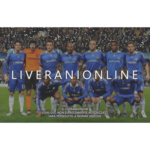 Champions League 2008/2009 Ottavi di Finale - Andata Londra - 25.02.2009 Chelsea-Juventus Nella Foto: FORMAZIONE CHELSEA /Ph.Vitez-Ag. Aldo Liverani