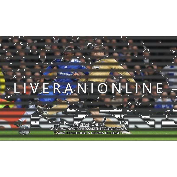 Champions League 2008/2009 Ottavi di Finale - Andata Londra - 25.02.2009 Chelsea-Juventus Nella Foto:KALOU-CHIELLINI GIORGIO /Ph.Vitez-Ag. Aldo Liverani