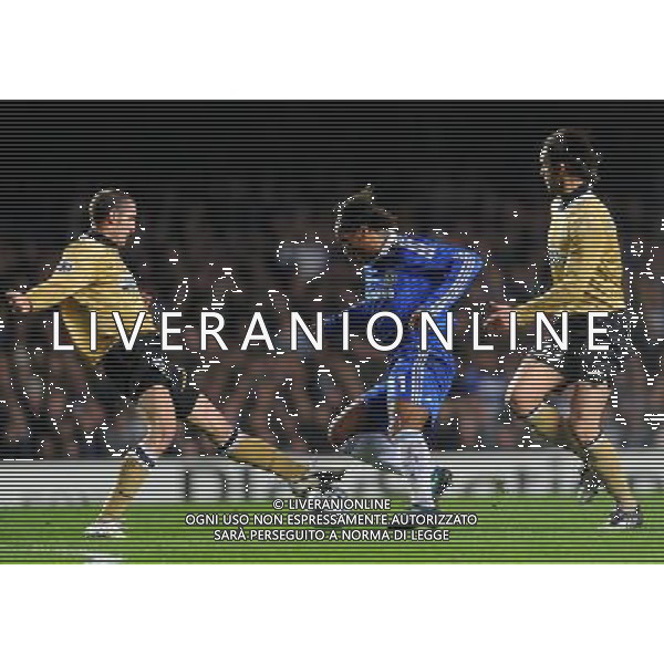 Champions League 2008/2009 Ottavi di Finale - Andata Londra - 25.02.2009 Chelsea-Juventus Nella Foto:DIDIER DROGBA-CHIELLINI GIORGIO /Ph.Vitez-Ag. Aldo Liverani