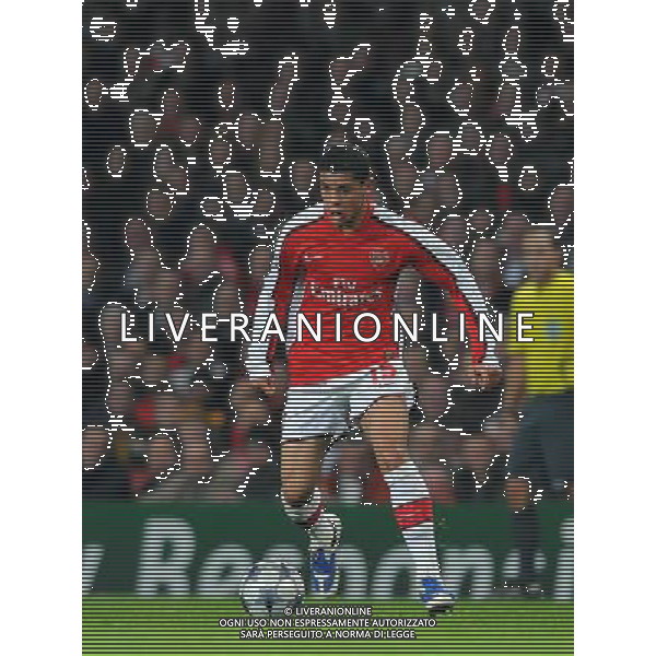 Champions League 2008/2009 Ottavi di Finale - Andata Londra - 24.02.2009 Arsenal-Roma Nella Foto:DENILSON /Ph.Vitez-Ag. Aldo Liverani