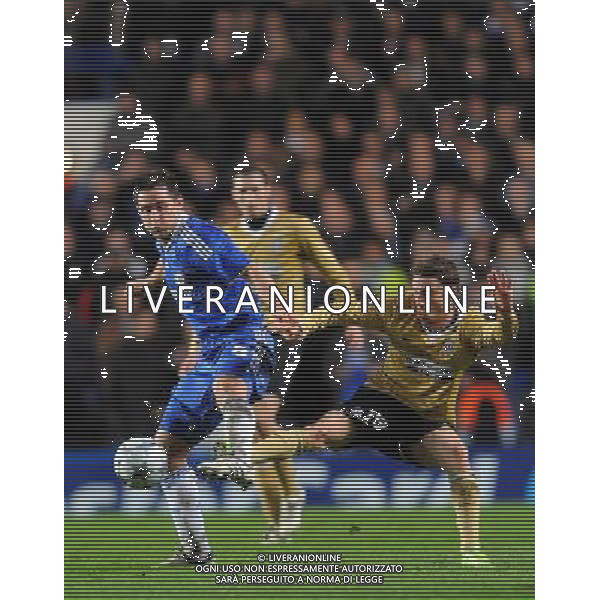 Champions League 2008/2009 Ottavi di Finale - Andata Londra - 25.02.2009 Chelsea-Juventus Nella Foto:CLAUDIO MARCHISIO-FRANK LAMPARD /Ph.Vitez-Ag. Aldo Liverani