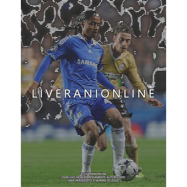 Champions League 2008/2009 Ottavi di Finale - Andata Londra - 25.02.2009 Chelsea-Juventus Nella Foto:MANCIENNE MICHAEL-MARCHISIO CLAUDIO /Ph.Vitez-Ag. Aldo Liverani
