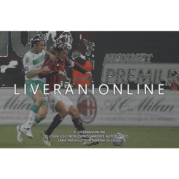 MILAN-WERDER BREMA COPPA UEFA 26/02/2008 NELLA FOTO maldini e pizaro FOTO MARCO LUZZANI-AG ALDO LIVERANI