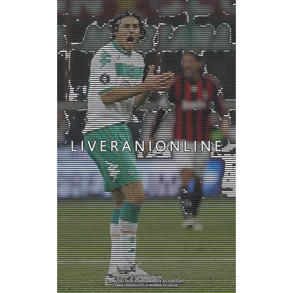MILAN-WERDER BREMA COPPA UEFA 26/02/2008 NELLA FOTO esultanza di pizarro FOTO MARCO LUZZANI-AG ALDO LIVERANI
