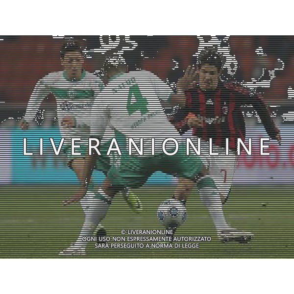 MILAN-WERDER BREMA COPPA UEFA 26/02/2008 NELLA FOTO pato e naldo FOTO MARCO LUZZANI-AG ALDO LIVERANI