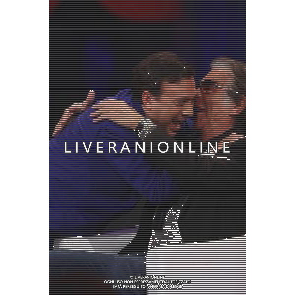 TRASMISSIONE TV: \' CHIAMBRETTI NIGHT\' NELLA FOTO: PIERO CHIAMBRETTI - ROBERTO CAVALLI © ANTONIO SORANO - AG. ALDO LIVERANI SAS