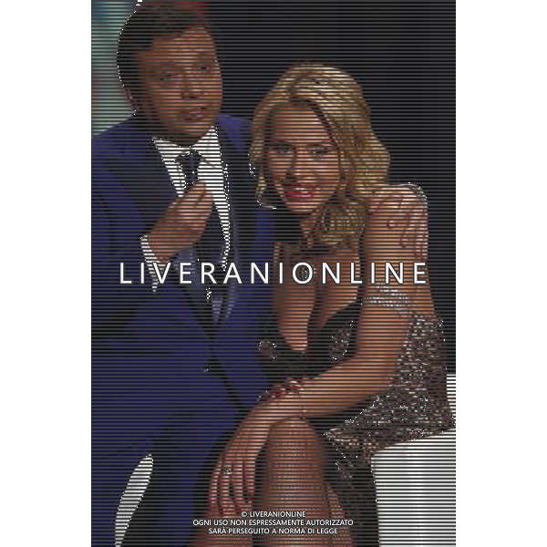 TRASMISSIONE TV: \' CHIAMBRETTI NIGHT\' NELLA FOTO: PIERO CHIAMBRETTI - VALERIA MARINI © ANTONIO SORANO - AG. ALDO LIVERANI SAS
