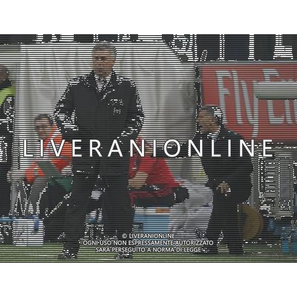Milano 26-02-2009 coppa UEFA 2008/09 milan-werder brema 2:2 nella foto carlo ancelotti ph marco luzzani/ag aldo liverani s.a.s.