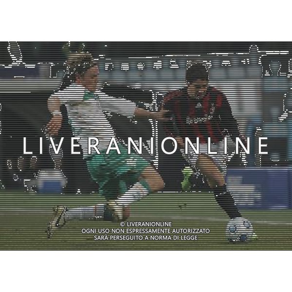 Milano 26-02-2009 coppa UEFA 2008/09 milan-werder brema 2:2 nella foto alexandre pato e clemens fritz ph marco luzzani/ag aldo liverani s.a.s.