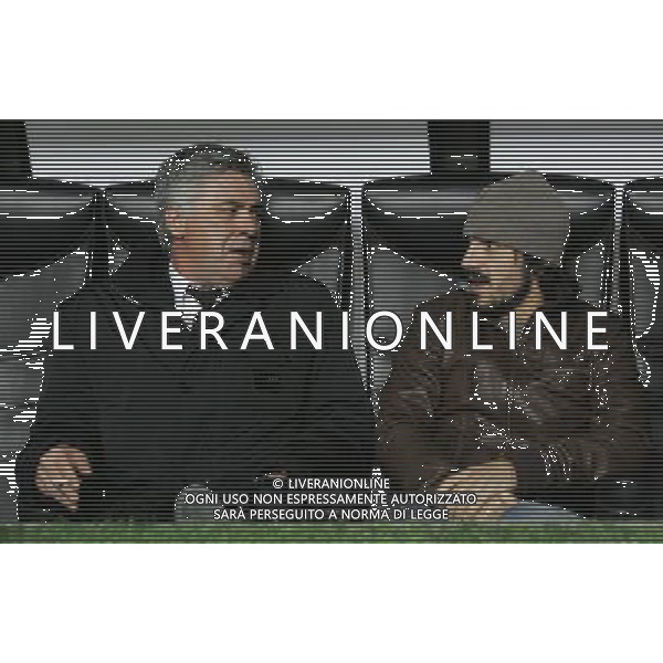 Milano 26-02-2009 coppa UEFA 2008/09 milan-werder brema 2:2 nella foto carlo ancelotti e gennaro gattuso ph marco luzzani/ag aldo liverani s.a.s.