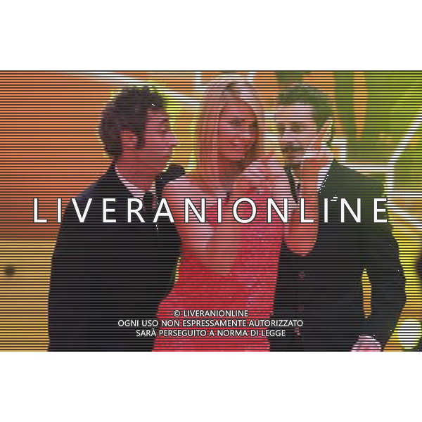 LUCA BIZZARRI - ILARY BLASI - PAOLO KESSISOGLU TRASMISSIONE TV: \' LE IENE SHOW\' FOTO ANTONIO SORANO - AG. ALDO LIVERANI SAS