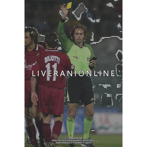 LIVORNO 26/04/2003 LIVORNO LECCE NELLA FOTO ARBITRO RODOMONTI AGENZIA ALDO LIVERANI