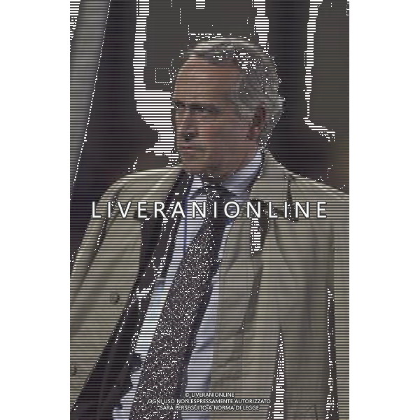 SIENA, 17 OTTOBRE 2007 CALCIO AMICHEVOLE ITALIA SUD AFRICA NELLA FOTO: GIANCARLO ABETE PRESIDENTE DELLA FIGC FOTO AG. A. LIVERANI