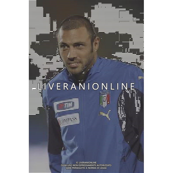 SIENA, 17 OTTOBRE 2007 CALCIO AMICHEVOLE ITALIA SUD AFRICA NELLA FOTO: ANDREA DOSSENA FOTO AG. A. LIVERANI