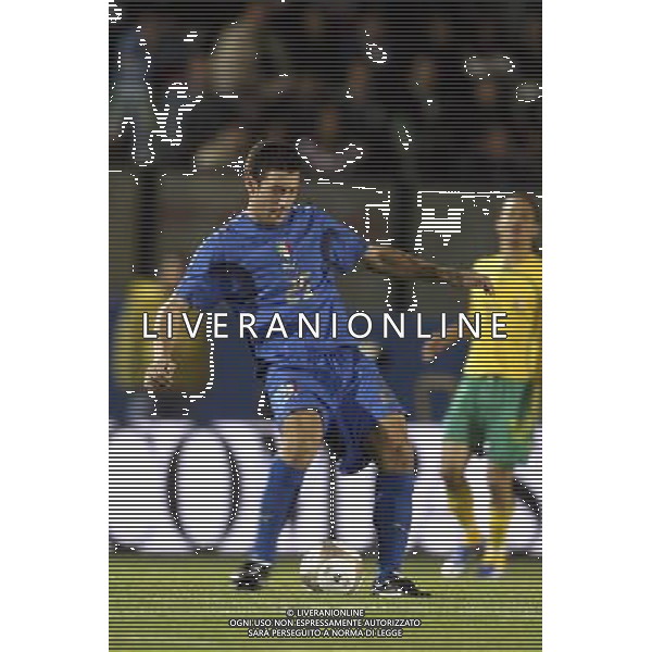 SIENA, 17 OTTOBRE 2007 CALCIO AMICHEVOLE ITALIA SUD AFRICA NELLA FOTO: DANIELE BONERA FOTO AG. A. LIVERANI
