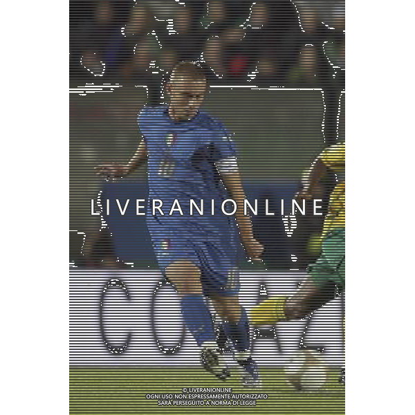 SIENA, 17 OTTOBRE 2007 CALCIO AMICHEVOLE ITALIA SUD AFRICA NELLA FOTO: DANIELE DE ROSSI FOTO AG. A. LIVERANI