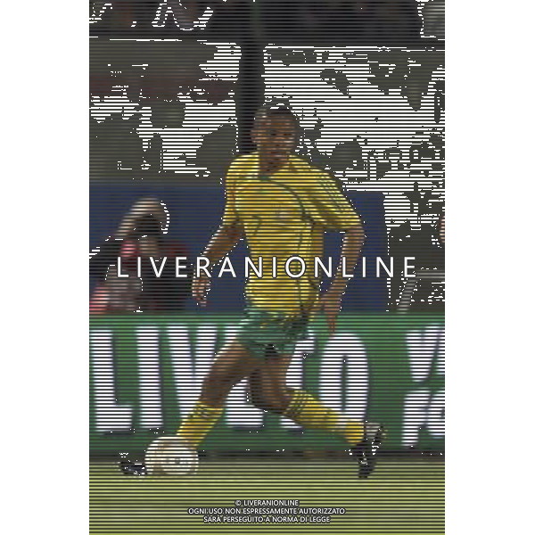 SIENA, 17 OTTOBRE 2007 CALCIO AMICHEVOLE ITALIA SUD AFRICA NELLA FOTO: SIYABONGA NKOSI FOTO AG. A. LIVERANI