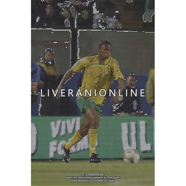 SIENA, 17 OTTOBRE 2007 CALCIO AMICHEVOLE ITALIA SUD AFRICA NELLA FOTO: SIYABONGA NKOSI FOTO AG. A. LIVERANI