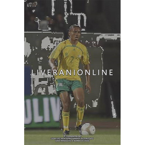 SIENA, 17 OTTOBRE 2007 CALCIO AMICHEVOLE ITALIA SUD AFRICA NELLA FOTO: SIYABONGA NKOSI FOTO AG. A. LIVERANI