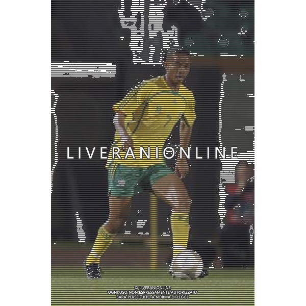 SIENA, 17 OTTOBRE 2007 CALCIO AMICHEVOLE ITALIA SUD AFRICA NELLA FOTO: SIYABONGA NKOSI FOTO AG. A. LIVERANI