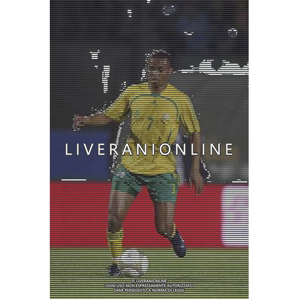 SIENA, 17 OTTOBRE 2007 CALCIO AMICHEVOLE ITALIA SUD AFRICA NELLA FOTO: SIYABONGA NKOSI FOTO AG. A. LIVERANI