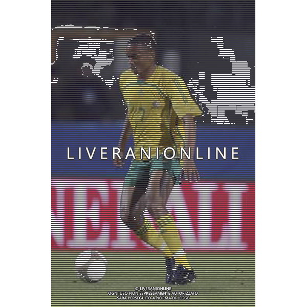 SIENA, 17 OTTOBRE 2007 CALCIO AMICHEVOLE ITALIA SUD AFRICA NELLA FOTO: SIYABONGA NKOSI FOTO AG. A. LIVERANI