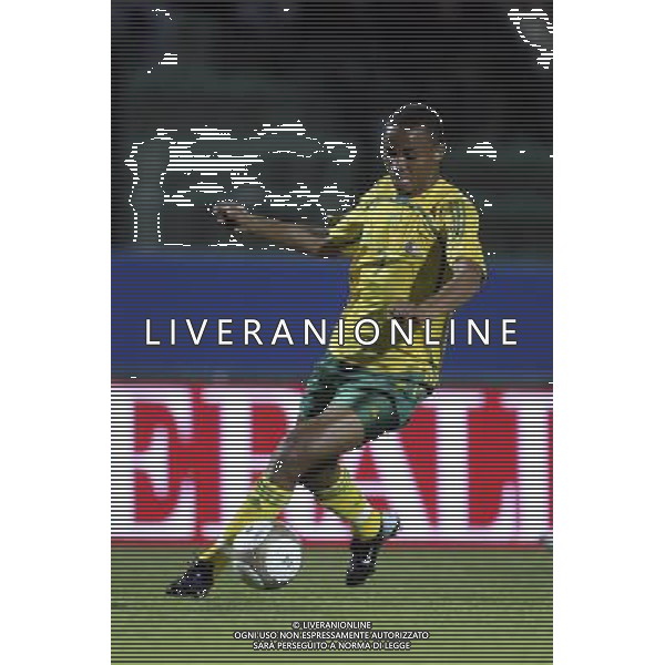 SIENA, 17 OTTOBRE 2007 CALCIO AMICHEVOLE ITALIA SUD AFRICA NELLA FOTO: SIYABONGA NKOSI FOTO AG. A. LIVERANI