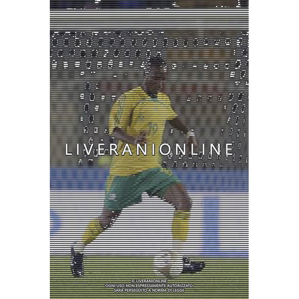 SIENA, 17 OTTOBRE 2007 CALCIO AMICHEVOLE ITALIA SUD AFRICA NELLA FOTO: TEKO MODISE FOTO AG. A. LIVERANI