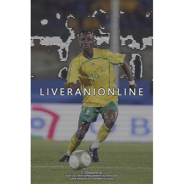 SIENA, 17 OTTOBRE 2007 CALCIO AMICHEVOLE ITALIA SUD AFRICA NELLA FOTO: TEKO MODISE FOTO AG. A. LIVERANI