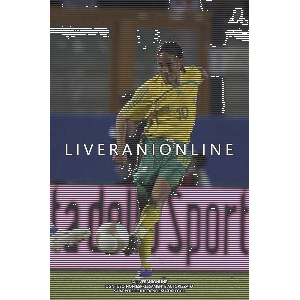 SIENA, 17 OTTOBRE 2007 CALCIO AMICHEVOLE ITALIA SUD AFRICA NELLA FOTO: STEVEN PIENAAR FOTO AG. A. LIVERANI