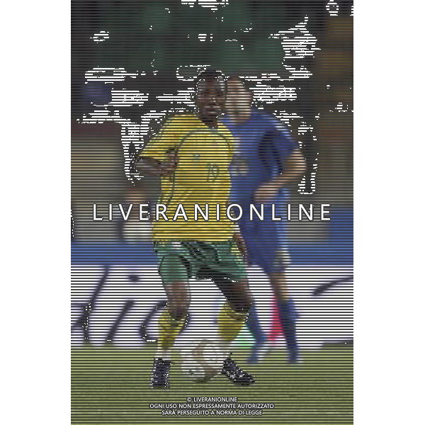 SIENA, 17 OTTOBRE 2007 CALCIO AMICHEVOLE ITALIA SUD AFRICA NELLA FOTO: TEKO MODISE FOTO AG. A. LIVERANI