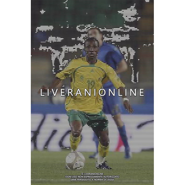 SIENA, 17 OTTOBRE 2007 CALCIO AMICHEVOLE ITALIA SUD AFRICA NELLA FOTO: TEKO MODISE FOTO AG. A. LIVERANI