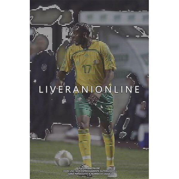 SIENA, 17 OTTOBRE 2007 CALCIO AMICHEVOLE ITALIA SUD AFRICA NELLA FOTO: BENNY McCARTHY FOTO AG. A. LIVERANI