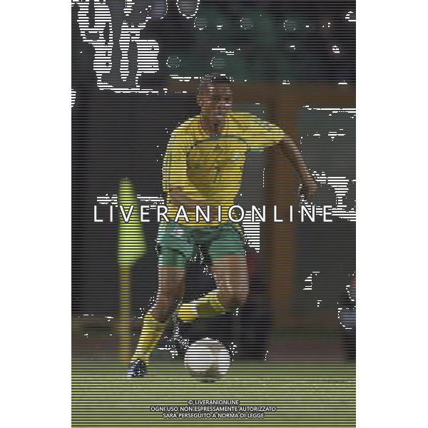 SIENA, 17 OTTOBRE 2007 CALCIO AMICHEVOLE ITALIA SUD AFRICA NELLA FOTO: SIYABONGA NKOSI FOTO AG. A. LIVERANI