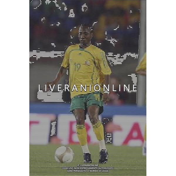 SIENA, 17 OTTOBRE 2007 CALCIO AMICHEVOLE ITALIA SUD AFRICA NELLA FOTO: TEKO MODISE FOTO AG. A. LIVERANI